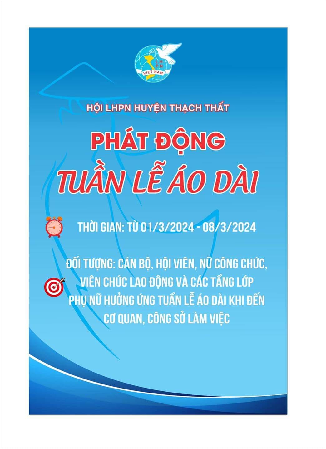 Hưởng ứng “Tuần lễ Áo dài” năm 2024